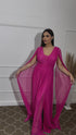 Vestido três listras pequenas com capa